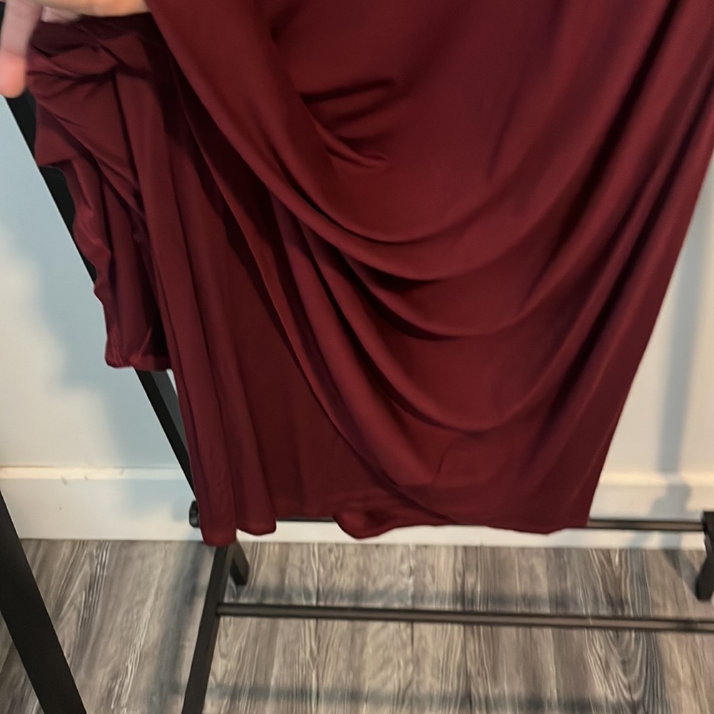 Burgundy / Merlot Dress View 3
